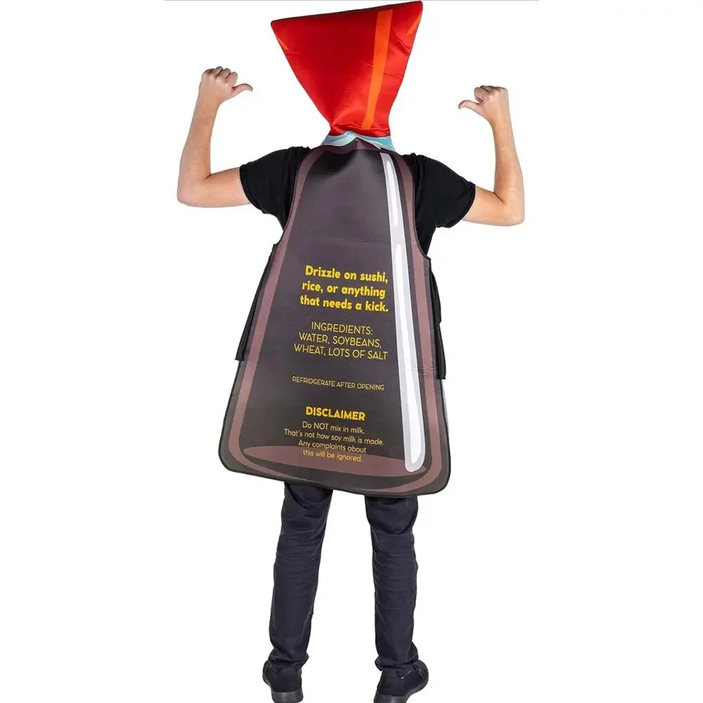Brand New Hauntlook Adult One Size Kick Em Man Soy Sauce Halloween Costume